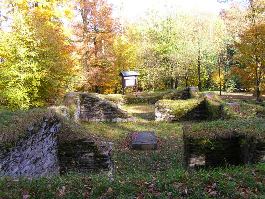 Ruinen am Borbergs Kirchhof.